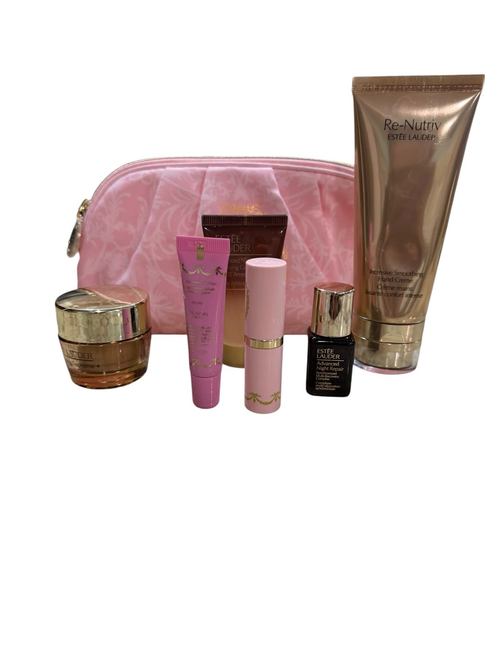 Estée Lauder x Ladurée 6-Piece Re-Nutriv Luxury Skincare & Makeup Gift Set